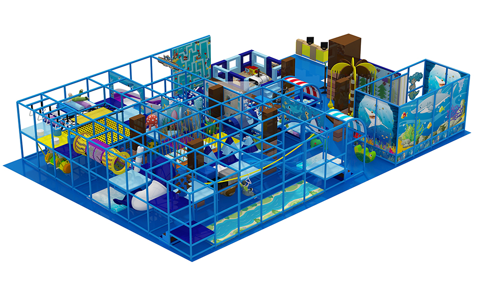 custom soft play structure bj-9080 customizable indoor adventure play for indoor play centers view 5 | Bluejayset