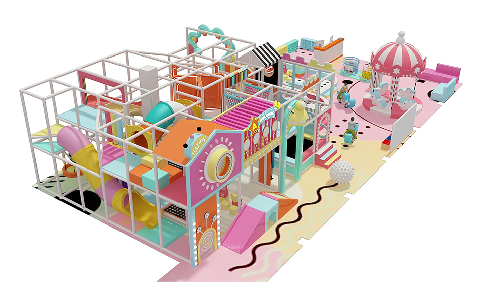 custom soft play structure bj-9070 customizable indoor jungle gym supplier for indoor play centers view 3 | Bluejayset
