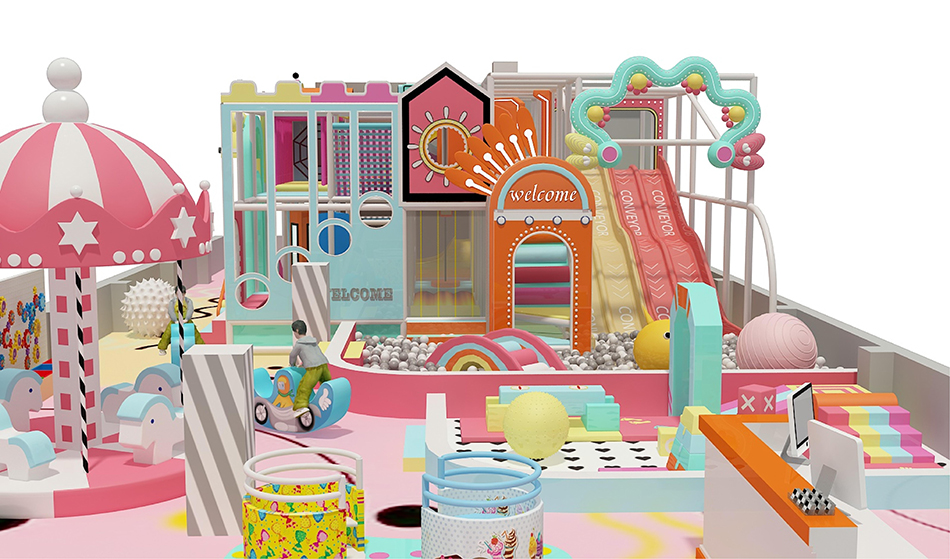 custom soft play structure bj-9070 customizable indoor jungle gym supplier for indoor play centers view 4 | Bluejayset