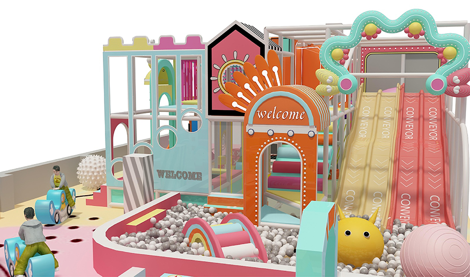 custom soft play structure bj-9070 customizable indoor jungle gym supplier for indoor play centers view 5 | Bluejayset