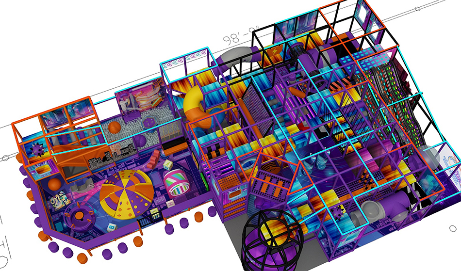 custom soft play structure bj-9060 customizable indoor play center for sale for indoor play centers view 5 | Bluejayset