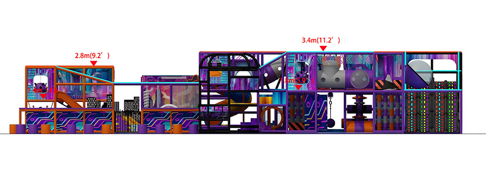custom soft play structure bj-9060 customizable indoor play center for sale for indoor play centers view 6 | Bluejayset