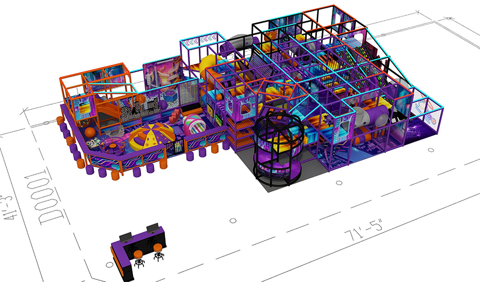 custom soft play structure bj-9060 customizable indoor play center for sale for indoor play centers | Bluejayset