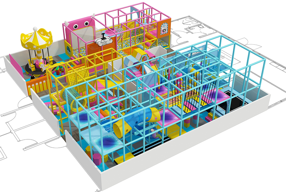 custom soft play structure bj-9083 customizable indoor playground cost for indoor play centers view 2 | Bluejayset