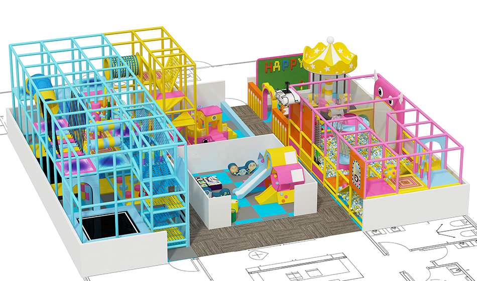 custom soft play structure bj-9083 customizable indoor playground cost for indoor play centers view 3 | Bluejayset