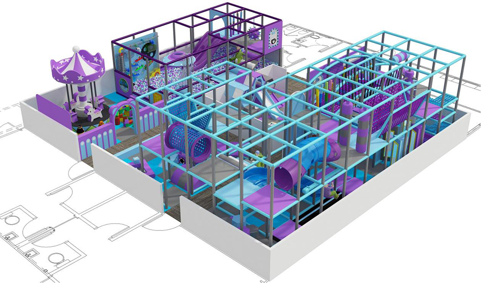 custom soft play structure bj-9083 customizable indoor playground cost for indoor play centers view 5 | Bluejayset