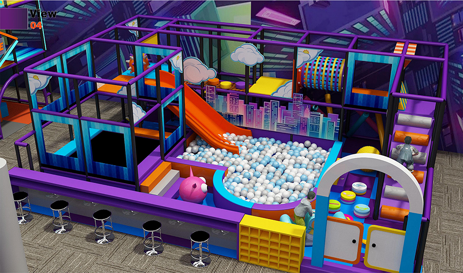 custom soft play structure bj-9050 customizable indoor playground equipment for sale for indoor play centers view 4 | Bluejayset