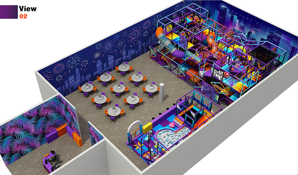custom soft play structure bj-9050 customizable indoor playground equipment for sale for indoor play centers view 2 | Bluejayset