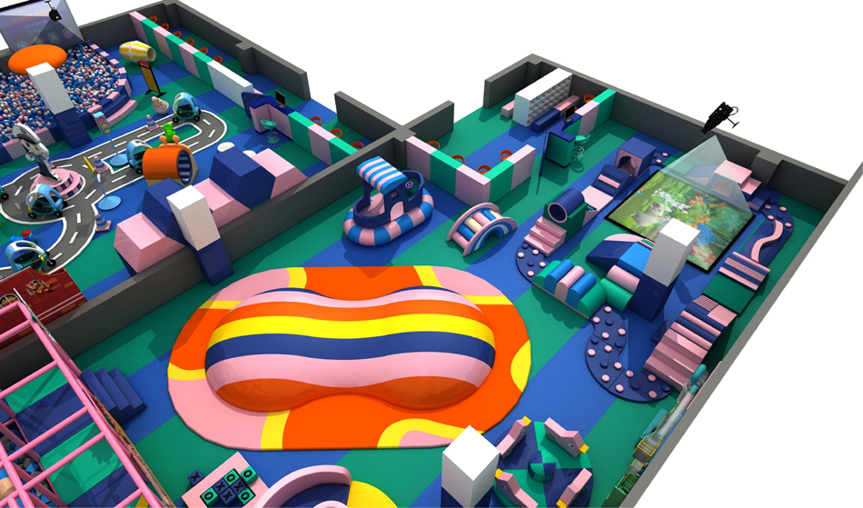 custom soft play structure bj-9040 customizable indoor playground toronto eglinton for indoor play centers view 8 | Bluejayset
