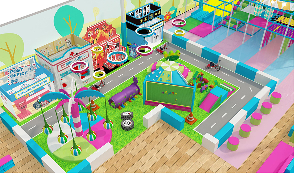 custom soft play structure bj-9092 customizable indoor playground usa for indoor play centers view 5 | Bluejayset