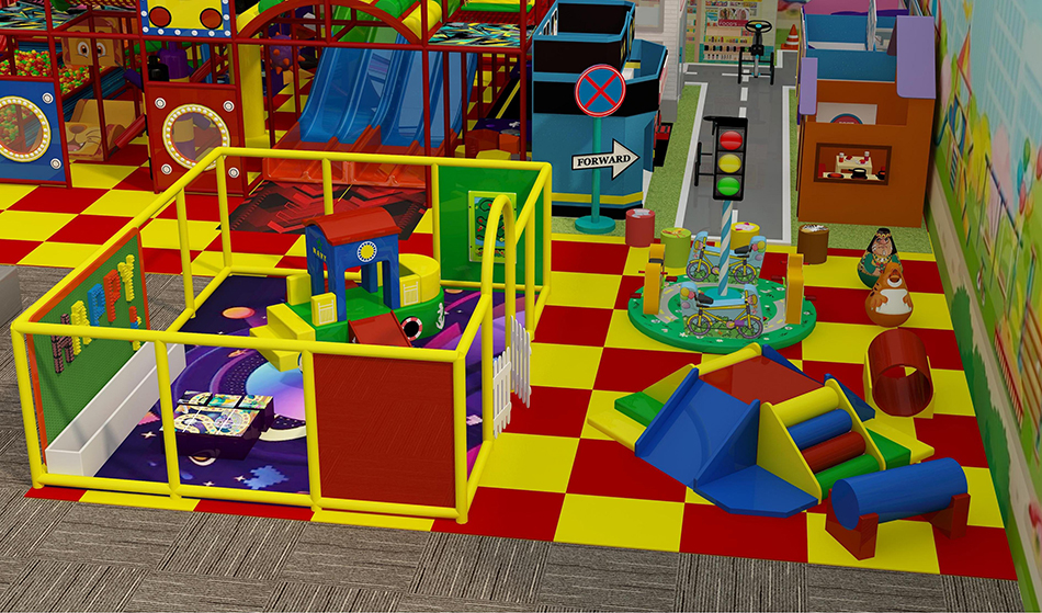 custom soft play structure bj-9077 customizable inner playground for sale for indoor play centers view 3 | Bluejayset