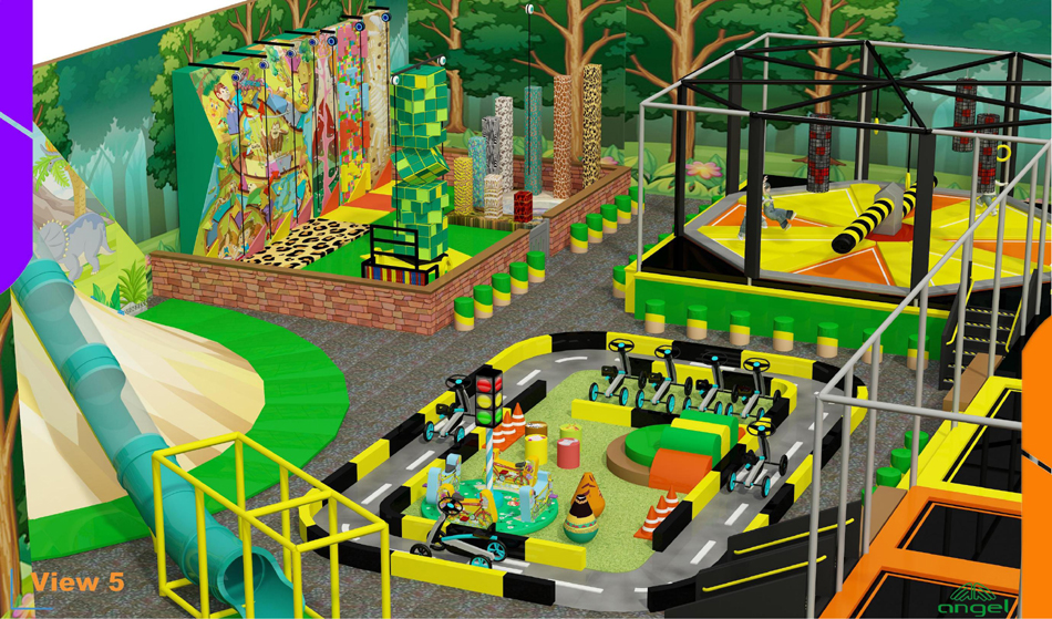 custom soft play structure bj-9027 customizable inside playground for indoor play centers view 4 | Bluejayset