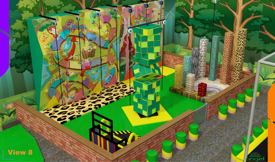 custom soft play structure bj-9027 customizable inside playground for indoor play centers view 7 | Bluejayset