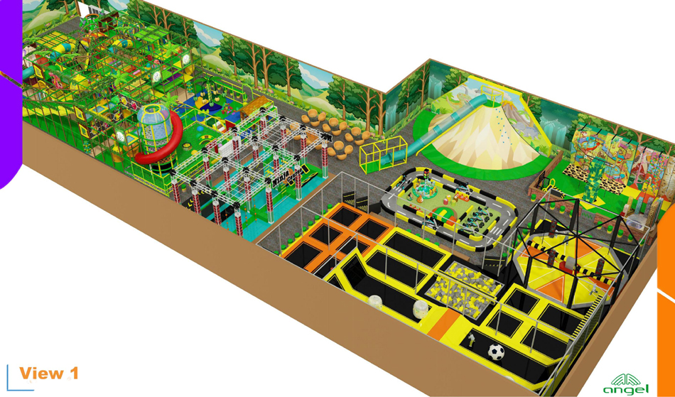 custom soft play structure bj-9027 customizable inside playground for indoor play centers | Bluejayset