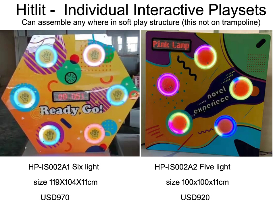 trampoline park equipment bj-is002 customizable interactive game on trampoline for indoor play centers view 2 | Bluejayset