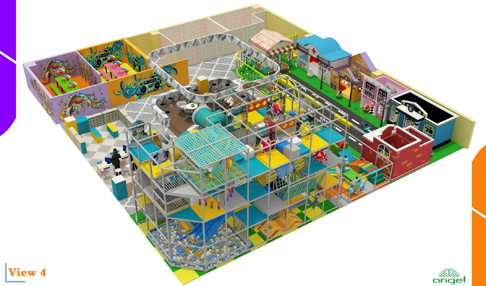 custom soft play structure bj-9032 customizable jungle gym for sale for indoor play centers view 3 | Bluejayset