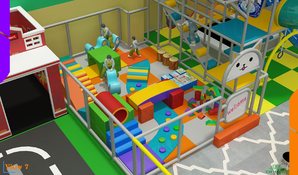 custom soft play structure bj-9032 customizable jungle gym for sale for indoor play centers view 6 | Bluejayset