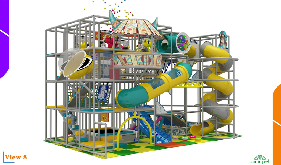 custom soft play structure bj-9032 customizable jungle gym for sale for indoor play centers view 7 | Bluejayset