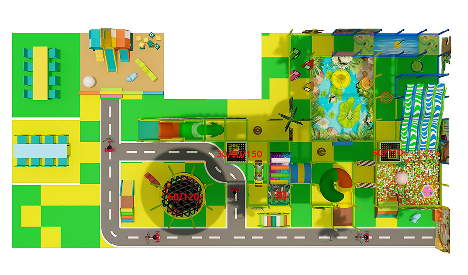 custom soft play structure bj-9086 customizable jungle theme indoor playground price for indoor play centers view 7 | Bluejayset