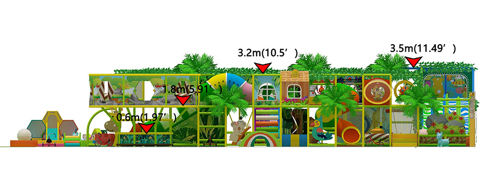 custom soft play structure bj-9086 customizable jungle theme indoor playground price for indoor play centers view 9 | Bluejayset