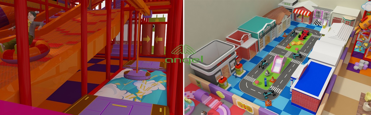 custom soft play structure bj-9006 customizable kids indoor jungle gym for indoor play centers view 5 | Bluejayset