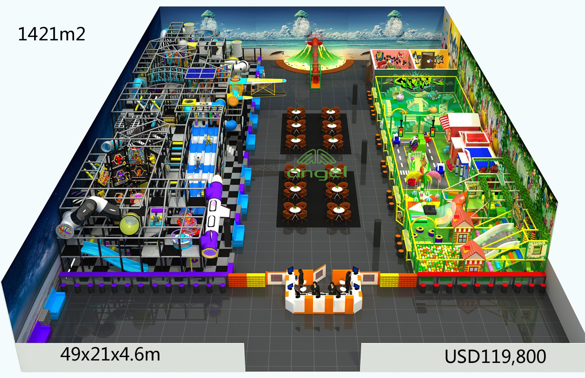 custom soft play structure bj-9006 customizable kids indoor jungle gym for indoor play centers view 8 | Bluejayset