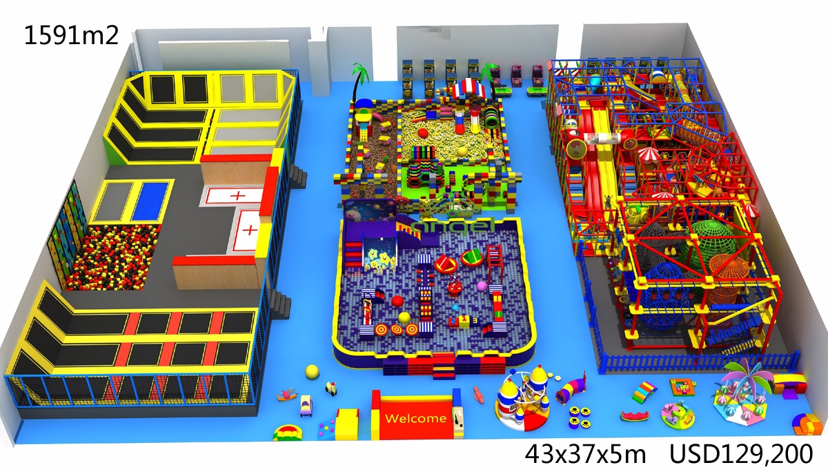 custom soft play structure bj-9006 customizable kids indoor jungle gym for indoor play centers view 9 | Bluejayset