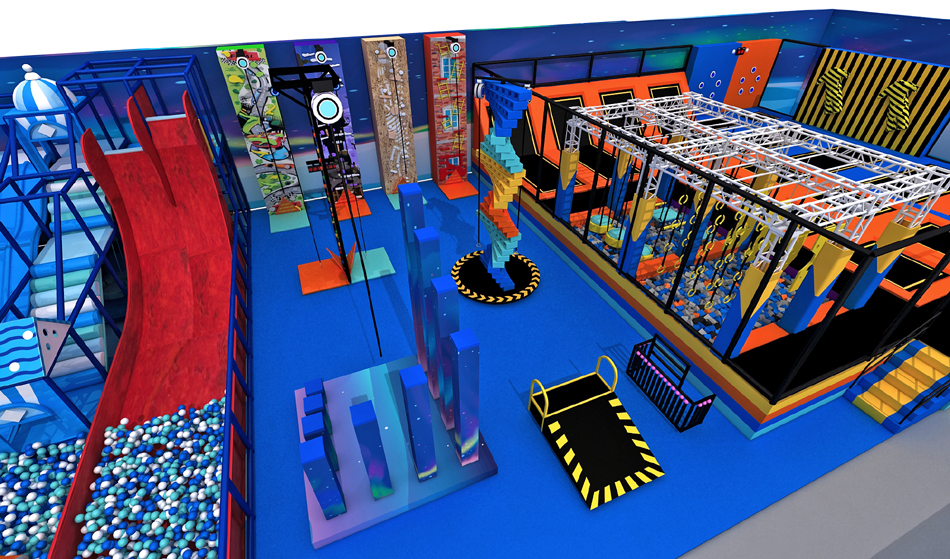 custom soft play structure bj-9017 customizable kids indoor park for indoor play centers view 2 | Bluejayset
