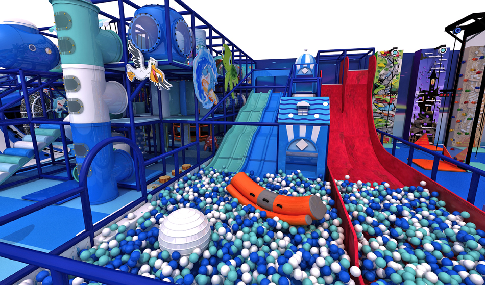 custom soft play structure bj-9017 customizable kids indoor park for indoor play centers view 4 | Bluejayset