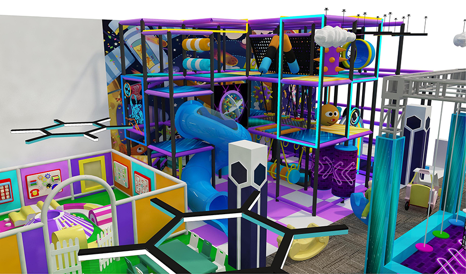 custom soft play structure bj-9056 customizable kids indoor play area for indoor play centers view 6 | Bluejayset