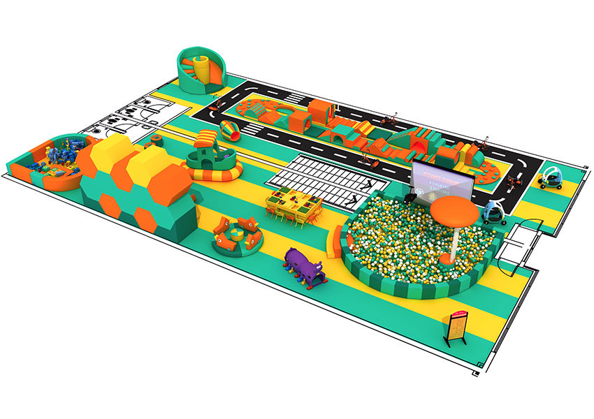 custom soft play structure bj-t001 customizable kids indoor playground set for indoor play centers | Bluejayset