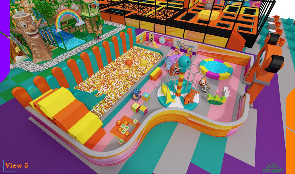 custom soft play structure bj-9022 customizable kids jungle gym for indoor play centers view 4 | Bluejayset