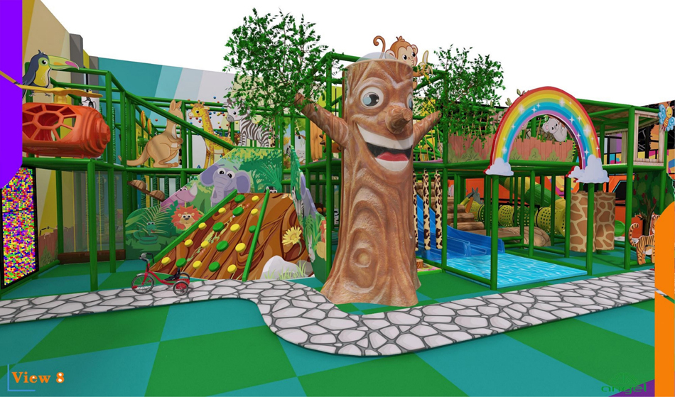 custom soft play structure bj-9022 customizable kids jungle gym for indoor play centers view 7 | Bluejayset