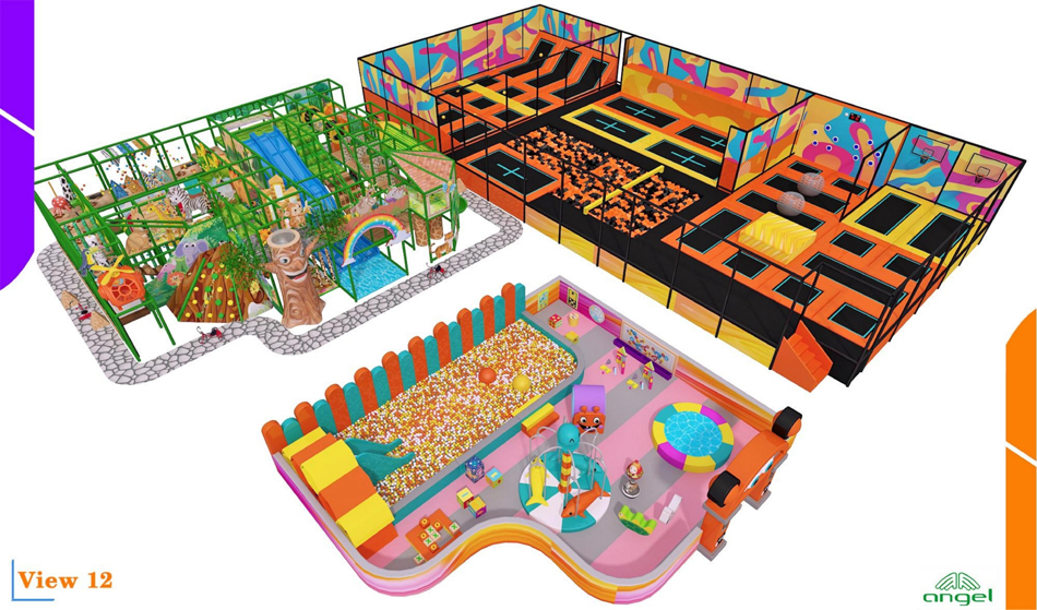 custom soft play structure bj-9022 customizable kids jungle gym for indoor play centers view 9 | Bluejayset