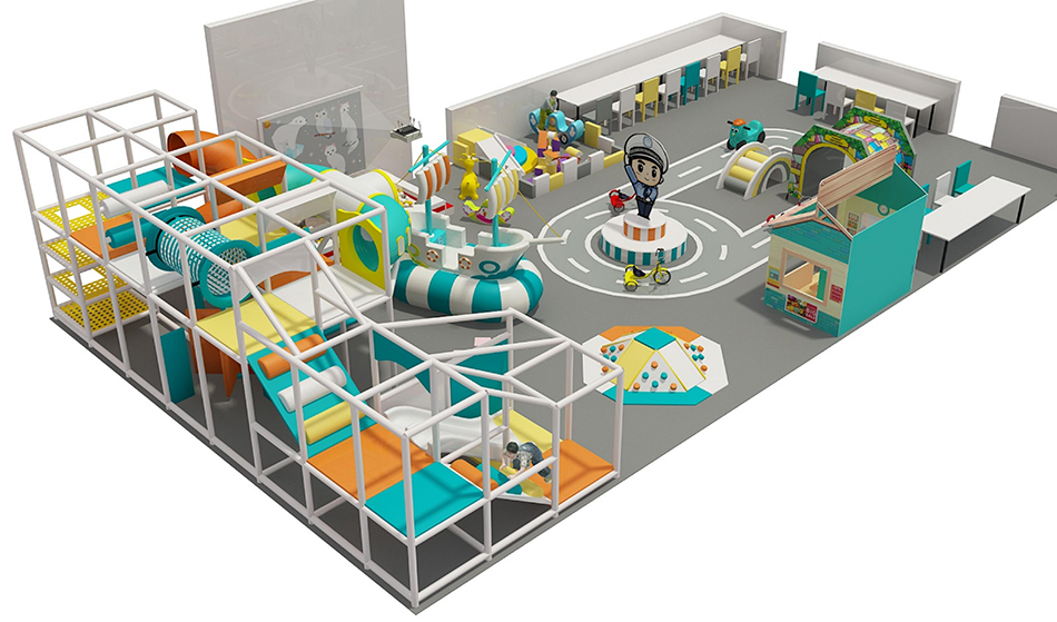 custom soft play structure bj-9072 customizable kids play area equipment for sale for indoor play centers view 3 | Bluejayset