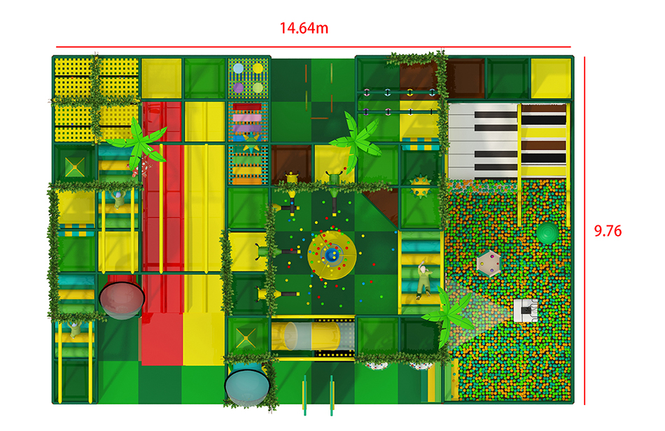 custom soft play structure bj-9058 customizable kids play center equipment for indoor play centers view 6 | Bluejayset