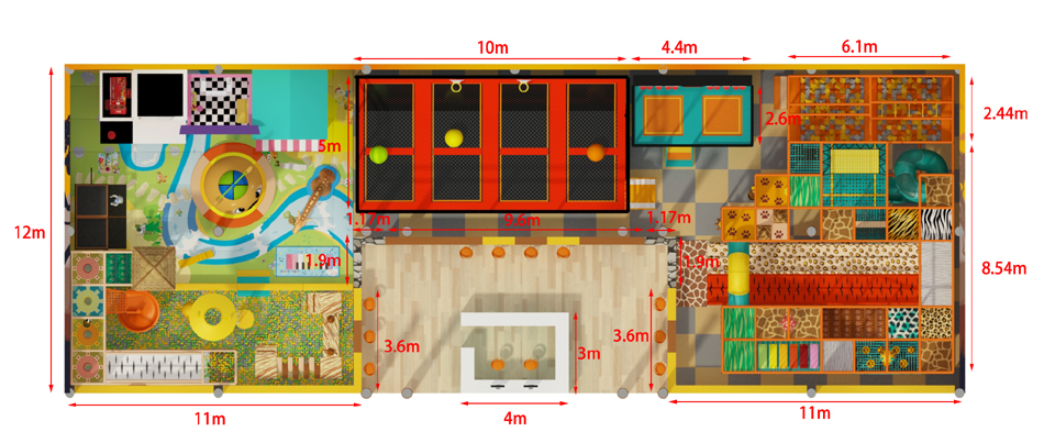 custom soft play structure bj-9037 customizable kids playground manufacture for indoor play centers view 2 | Bluejayset
