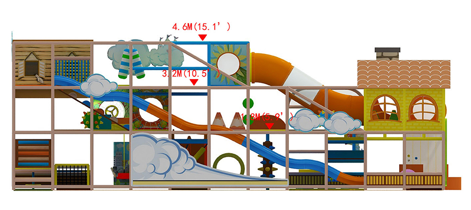 custom soft play structure bj-9049 customizable kids pretend play city for indoor play centers view 6 | Bluejayset