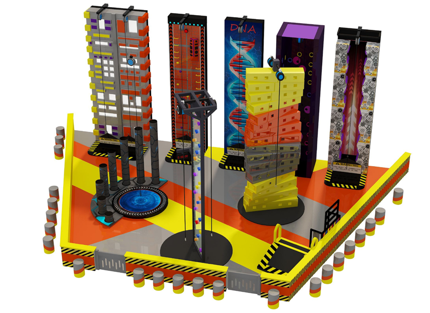commercial rope climber bj-cl001 customizable kids rock climbing walls for indoor play centers view 11 | Bluejayset