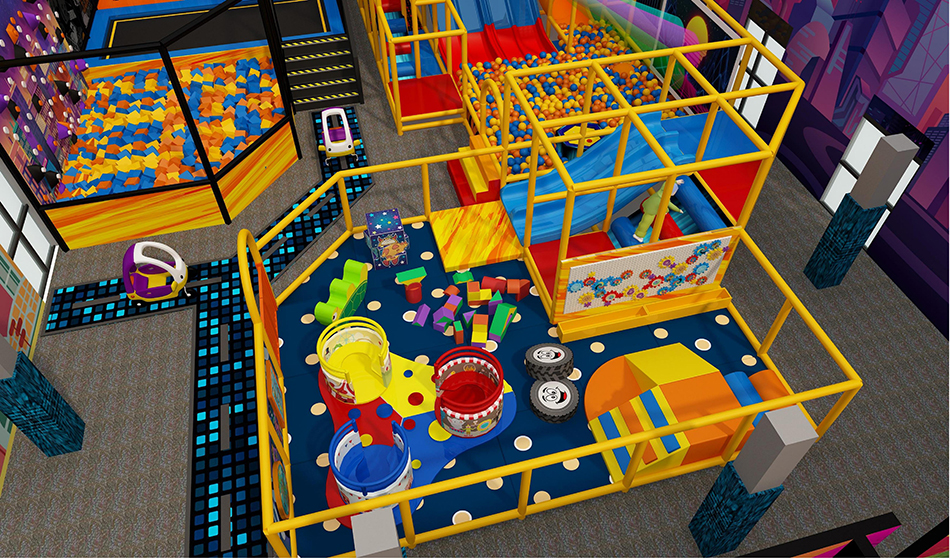 custom soft play structure bj-9091 customizable kids soft play area for indoor play centers view 4 | Bluejayset