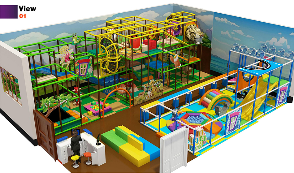 custom soft play structure bj-9015 customizable kids soft play area equipment for indoor play centers view 6 | Bluejayset