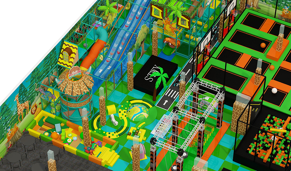 custom soft play structure bj-9065 customizable kids soft play equipment for indoor play centers view 3 | Bluejayset