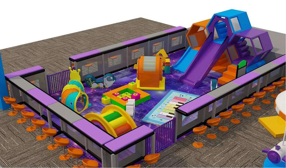 custom soft play structure bj-9090 customizable large kids play area for indoor play centers view 6 | Bluejayset