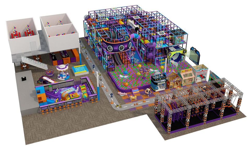 custom soft play structure bj-9090 customizable large kids play area for indoor play centers | Bluejayset