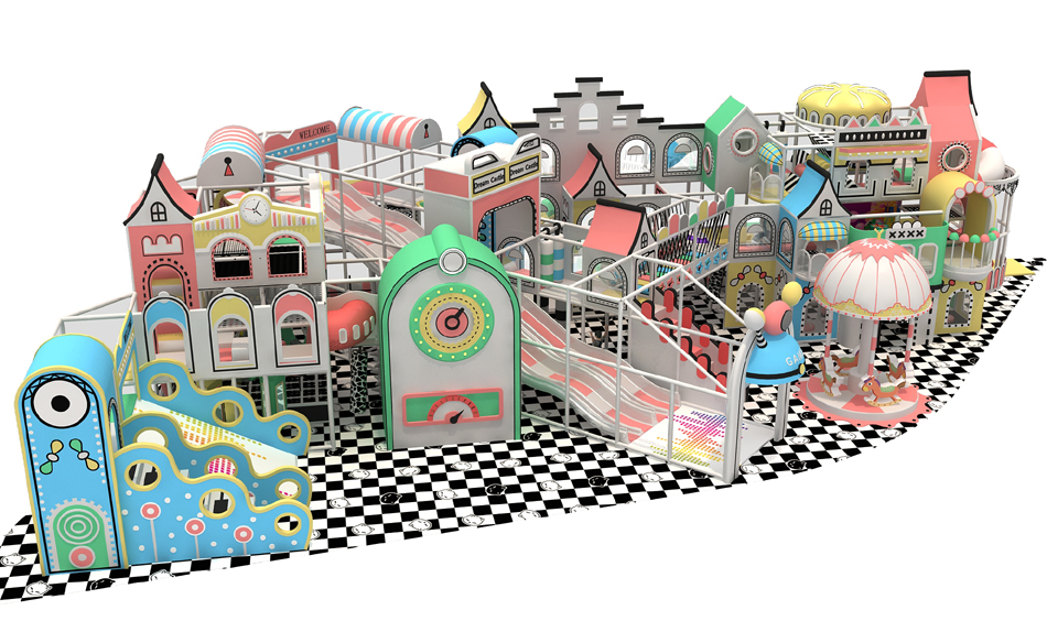 custom soft play structure bj-9000 customizable macarons indoor playground for indoor play centers view 2 | Bluejayset