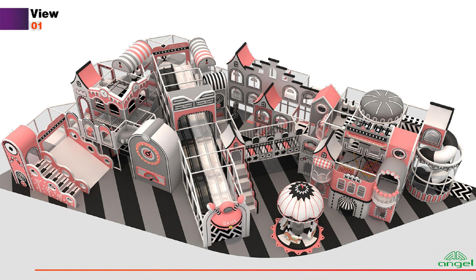 custom soft play structure bj-9000 customizable macarons indoor playground for indoor play centers view 6 | Bluejayset
