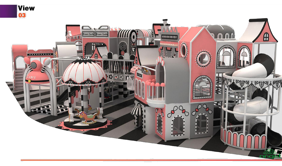 custom soft play structure bj-9000 customizable macarons indoor playground for indoor play centers view 8 | Bluejayset