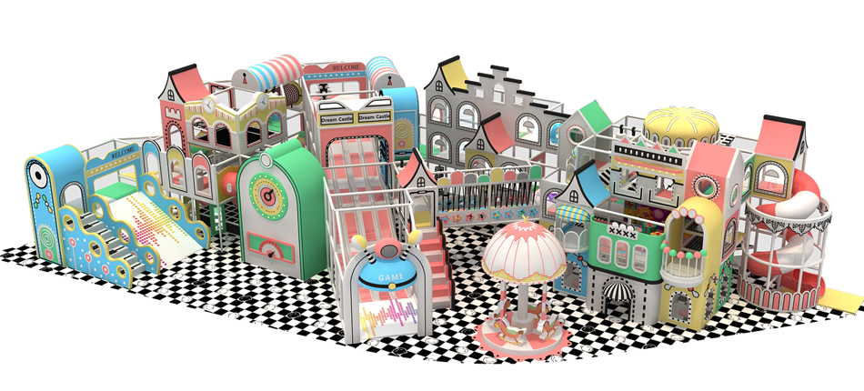 custom soft play structure bj-9000 customizable macarons indoor playground for indoor play centers | Bluejayset