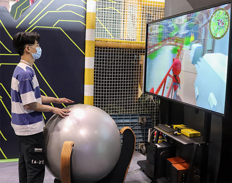 custom indoor playground equipment bj-ig002 customizable magic ball interactive projection games for indoor play centers | Bluejayset