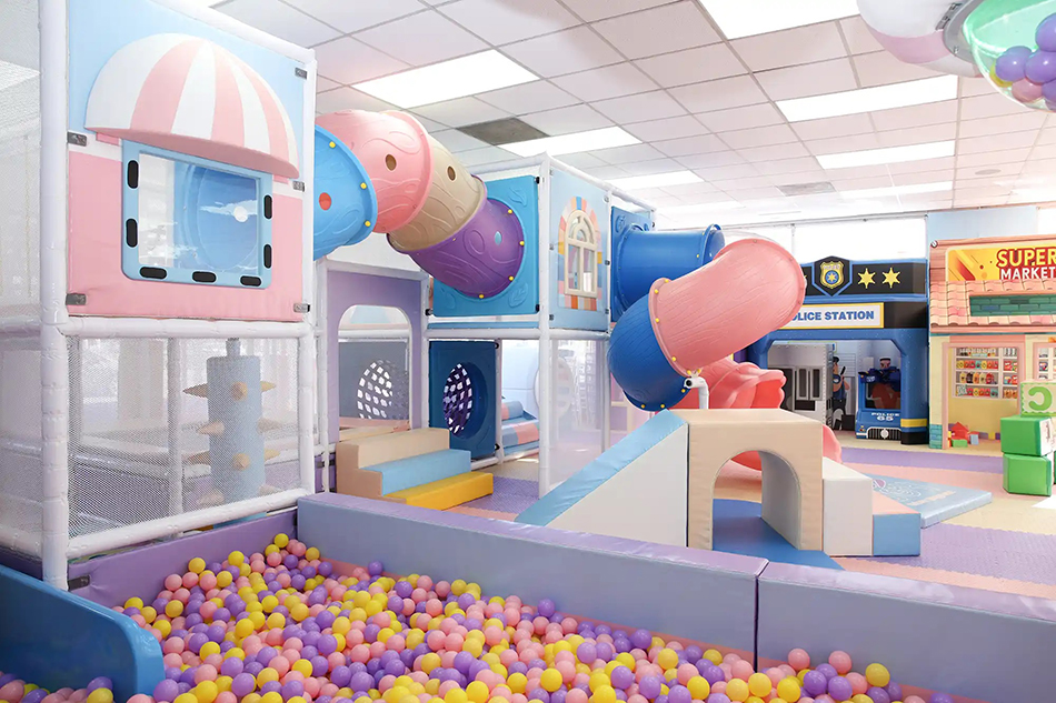 custom soft play structure bj-9020 customizable natural color indoor playground for indoor play centers view 16 | Bluejayset